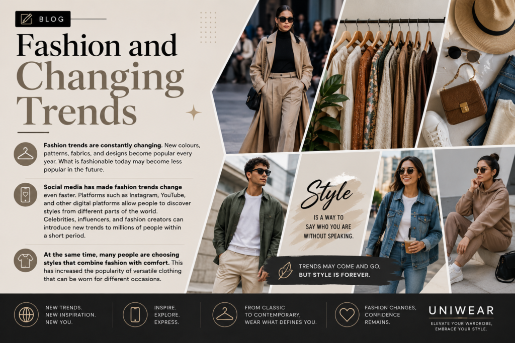 Changing fashion and trends-UNIWEAR