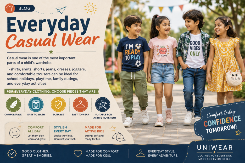 Kids casual wear-UNIWEAR