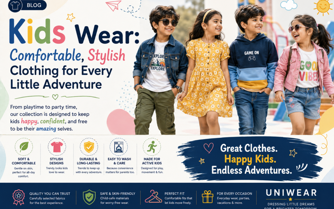Kids Wear: Comfortable, Stylish Clothing for Every Little Adventure